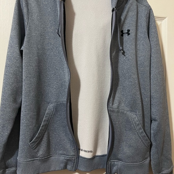 Under Armour Women’s size medium zip-up hooded jacket. - Picture 2 of 9